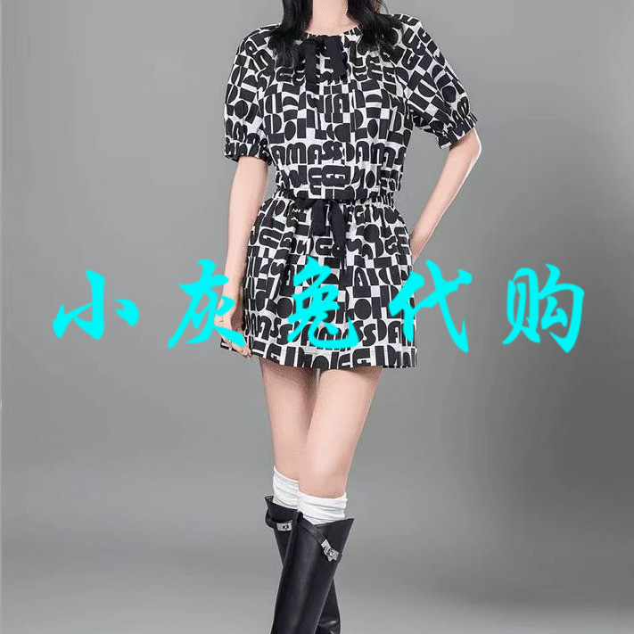 小灰兔正品欧阿玛施女装2025夏季印花短款衬衫上衣530010-2A51521
