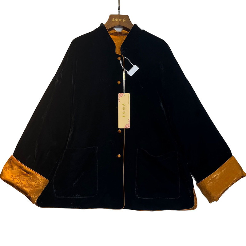 华族经典故里逢秋两面两穿新中式女装复古中国风优雅唐装上衣女春