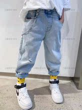 小智同学2020年春款新品男童牛仔裤1