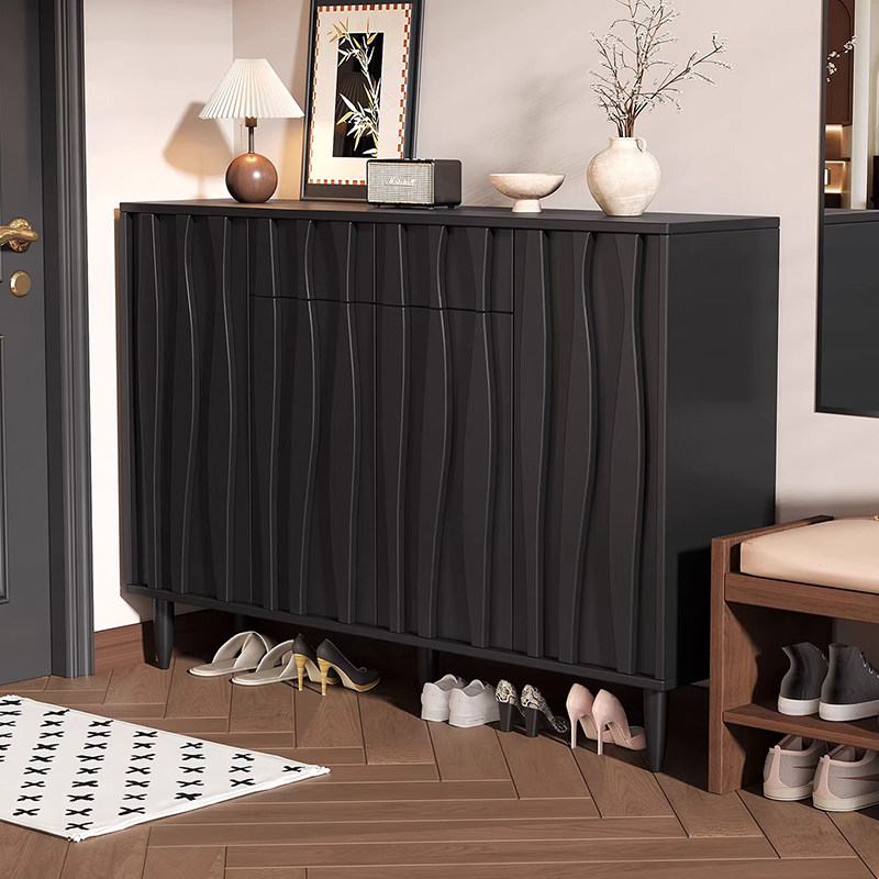 中古风鞋柜门口玄关多层收纳柜入户靠墙一体储物柜大容量可定制,住宅家具,鞋柜,淘宝优惠券,粉丝福利购,淘宝优惠卷