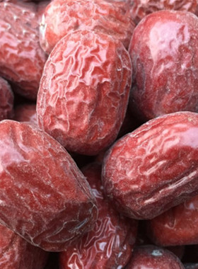 2025年新枣特等新疆若羌红枣大灰枣未清洗原生态吊干枣特产5斤