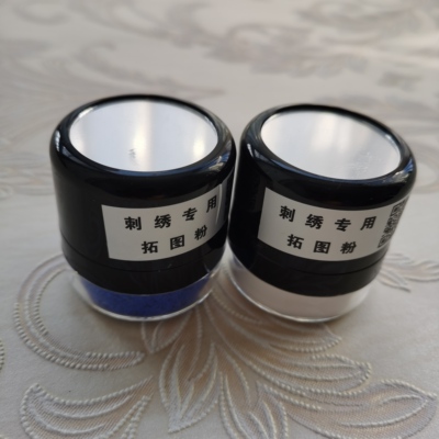 刺绣拓图盘金手推工具粉印