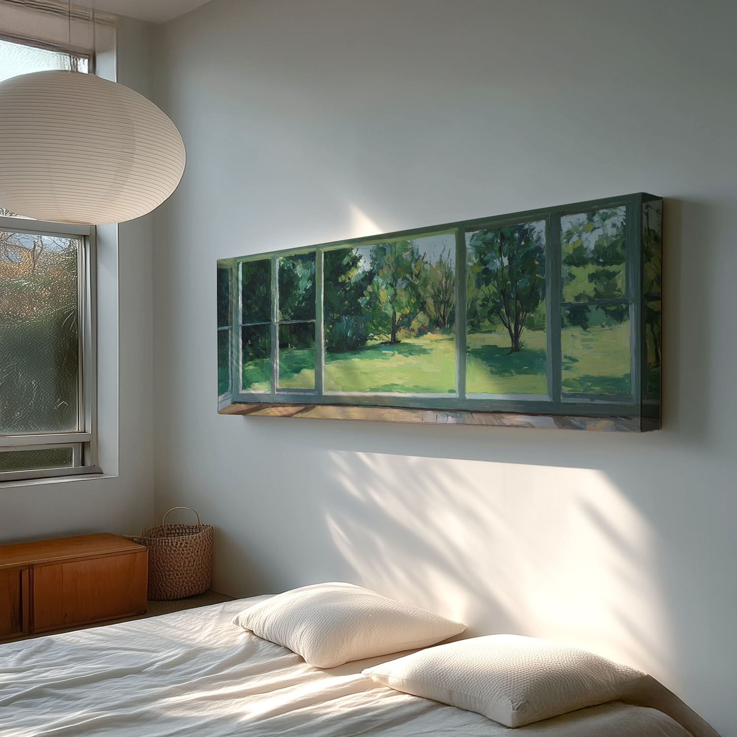 布纸有爱简约现代风景装饰画