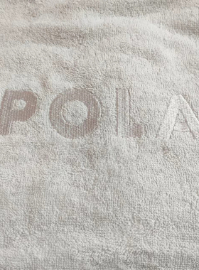 日本POLA宝丽美容院专用灰色大毛巾带logo柔软107cm*180cm