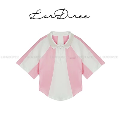 【民族】亲肤棉拼色POLOT恤T恤