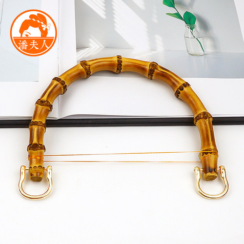 竹节竹藤手提拎拿手柄大号