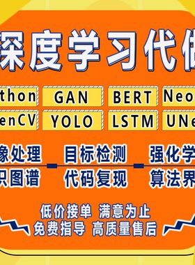 YOLO目标检测Python代做Neo4j知识图谱GAN强化学习OpenCV图像处理
