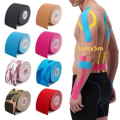 5 Size Kinesiology Tape Muscle Bandage Sports Cotton Elastic