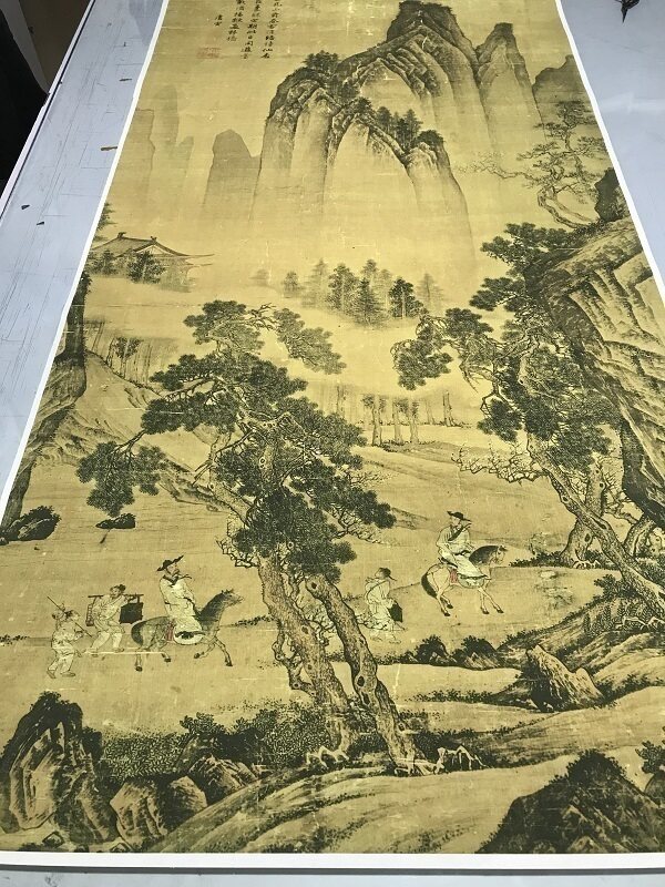 唐寅唐伯虎人物国画微喷装饰画