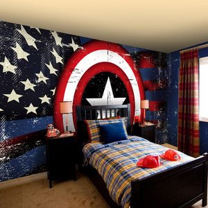 【美国队长壁纸3d墙纸卧室图片】美国队长壁