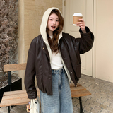 25冬现货2B227针织领夹90绒皮衣326P255K388，女装短外套，浙宝165