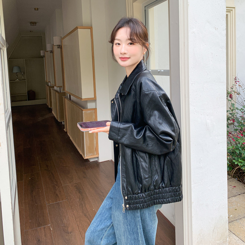 26春2b227机车皮衣510P165K268,女装短外套,2B227
