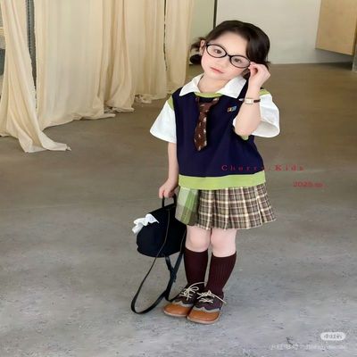 儿童合唱团诗歌朗诵演出服英伦学院风运动会班服校服中小学生秋冬