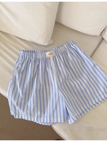 薄款家居服>>睡裤棉短裤女