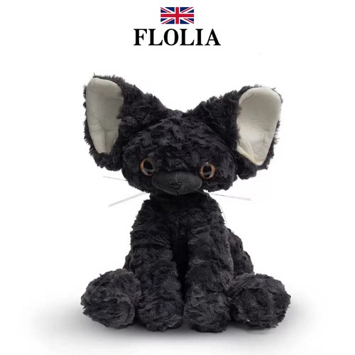 英国FLOLIA德文卷毛猫玩偶小猫咪