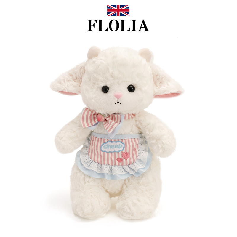 英国正品Flolia小羊玩偶卡通毛绒玩具羊咩咩公仔女生儿童礼物娃娃
