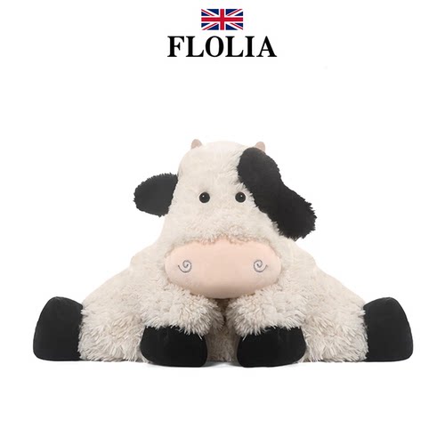 英国FLOLIA松露奶牛毛绒玩具公仔