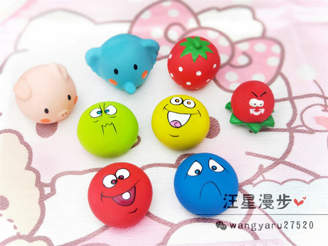 lovely natural latex Vocalization Dogs Toys Small dogs interaction Toys Small strawberries Expression Smiling face Small elephant Piggyin the Pet/Pet food and supplies , Cat/Dog Toys , Sound toys  category - from Buy2taobao.com to provide professional Taobao agent buy service