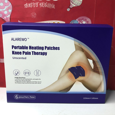 特价清仓 便携式膝部热敷护理宝发热贴6片/盒暖宝宝稳定发热护膝