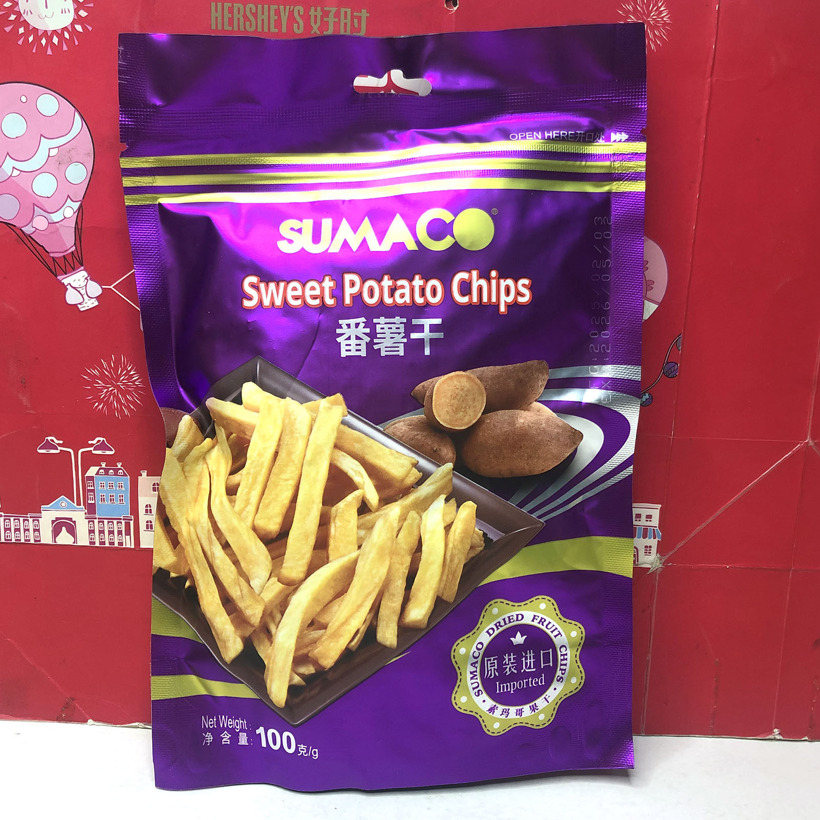 临期 泰国进口素玛哥番薯干100g休闲零食小吃