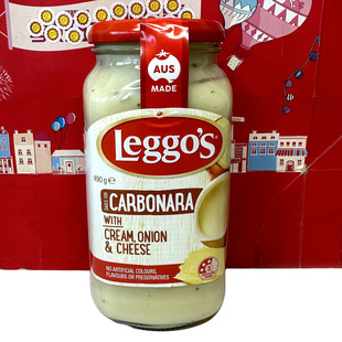 澳大利亚进口立格仕洋葱奶油味调味酱490g/番茄调味酱500g意面
