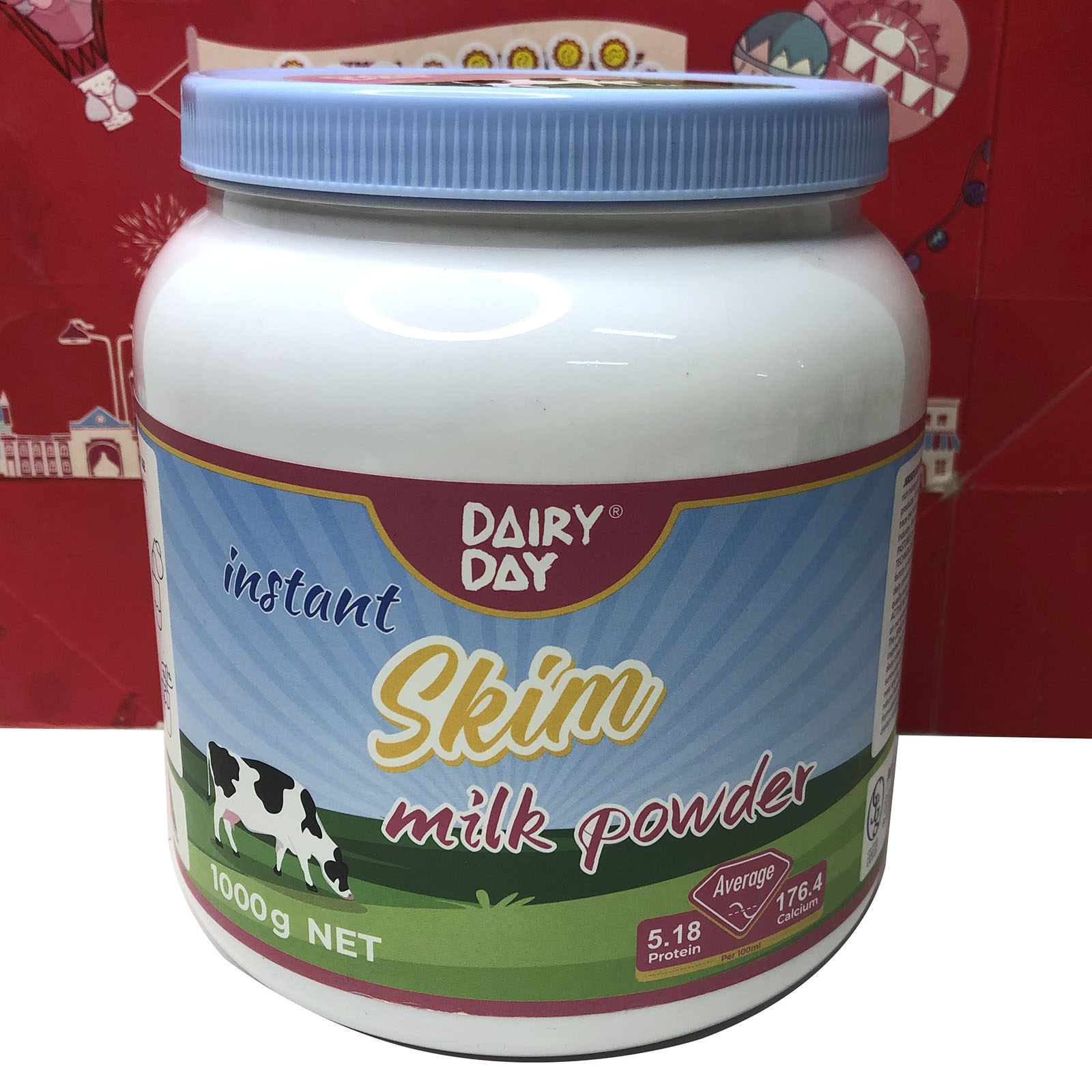 临期清仓 澳大利亚进口戴瑞得脱脂奶粉1KG中青年成人奶粉