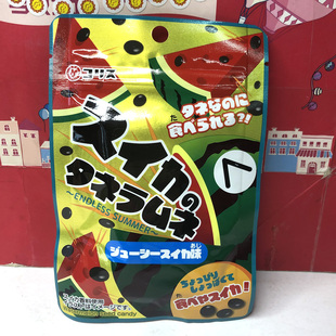 临期 日本进口可利斯西瓜籽形糖/明治超酸葡萄味口香糖休闲零食
