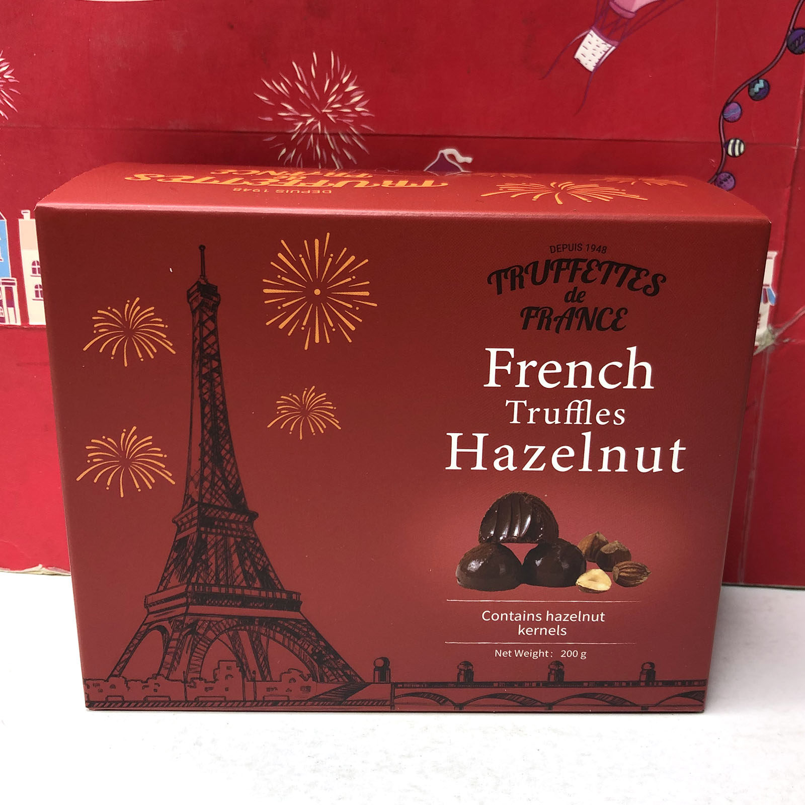 特价售卖 法国进口松露造型榛子代可可脂巧克力制品200g 休闲零食