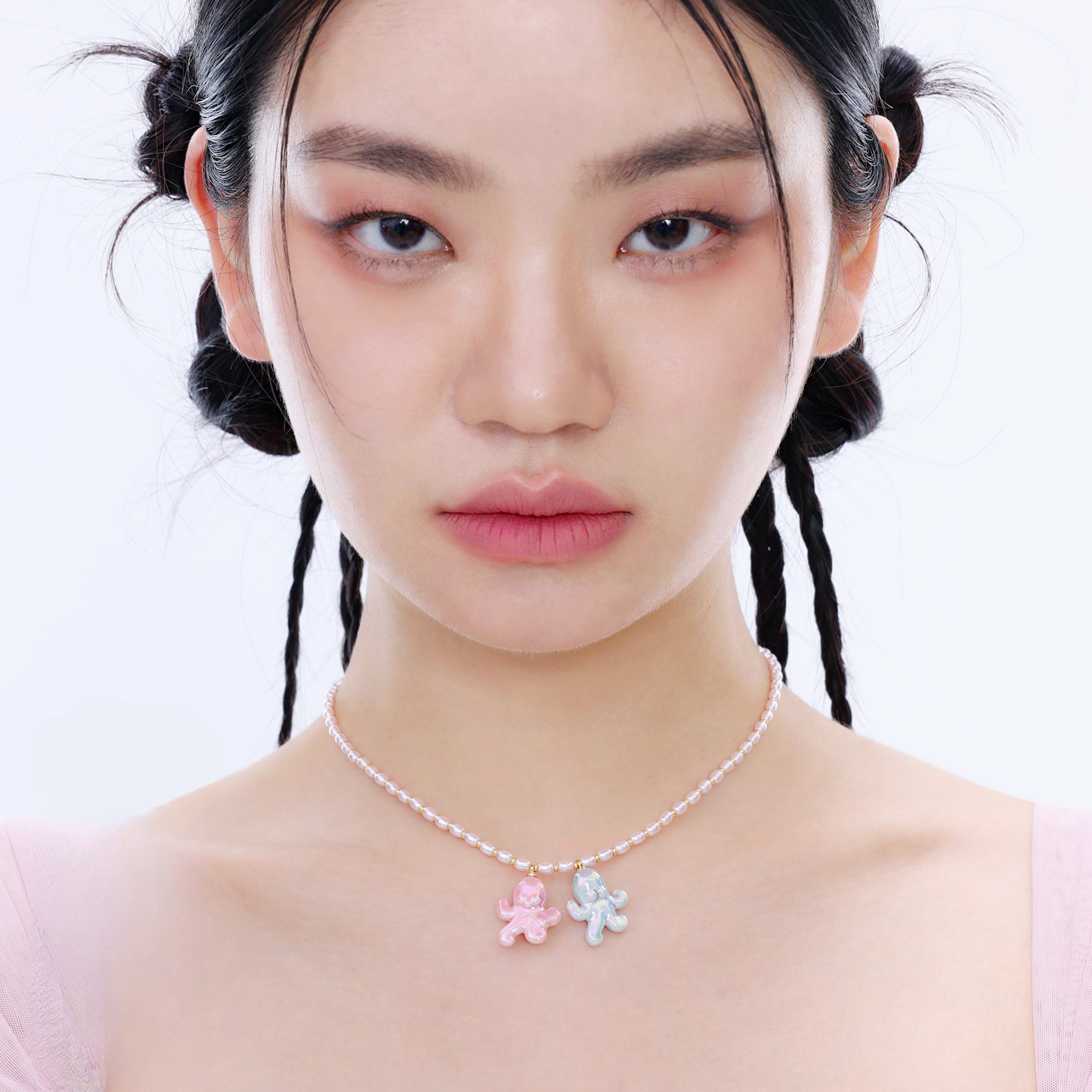 TOUKO串珠项链女可爱项链女显白