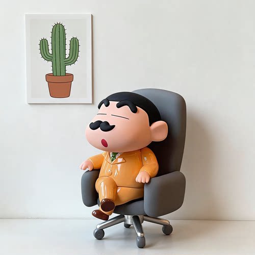 总裁老板蜡笔小新正品授权手办