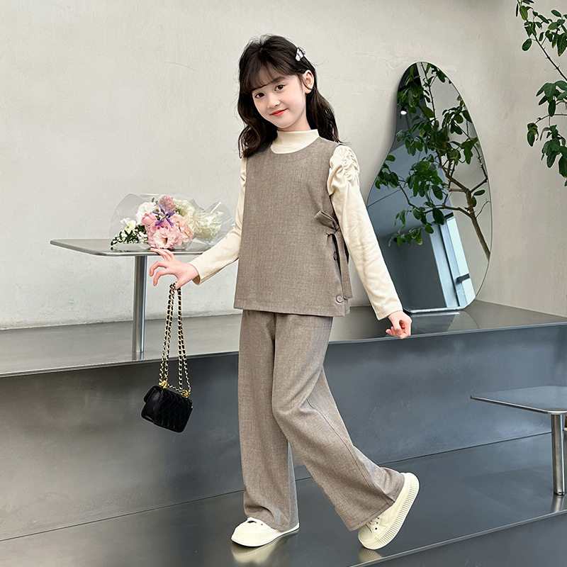女童春秋套装2026新款韩范时髦