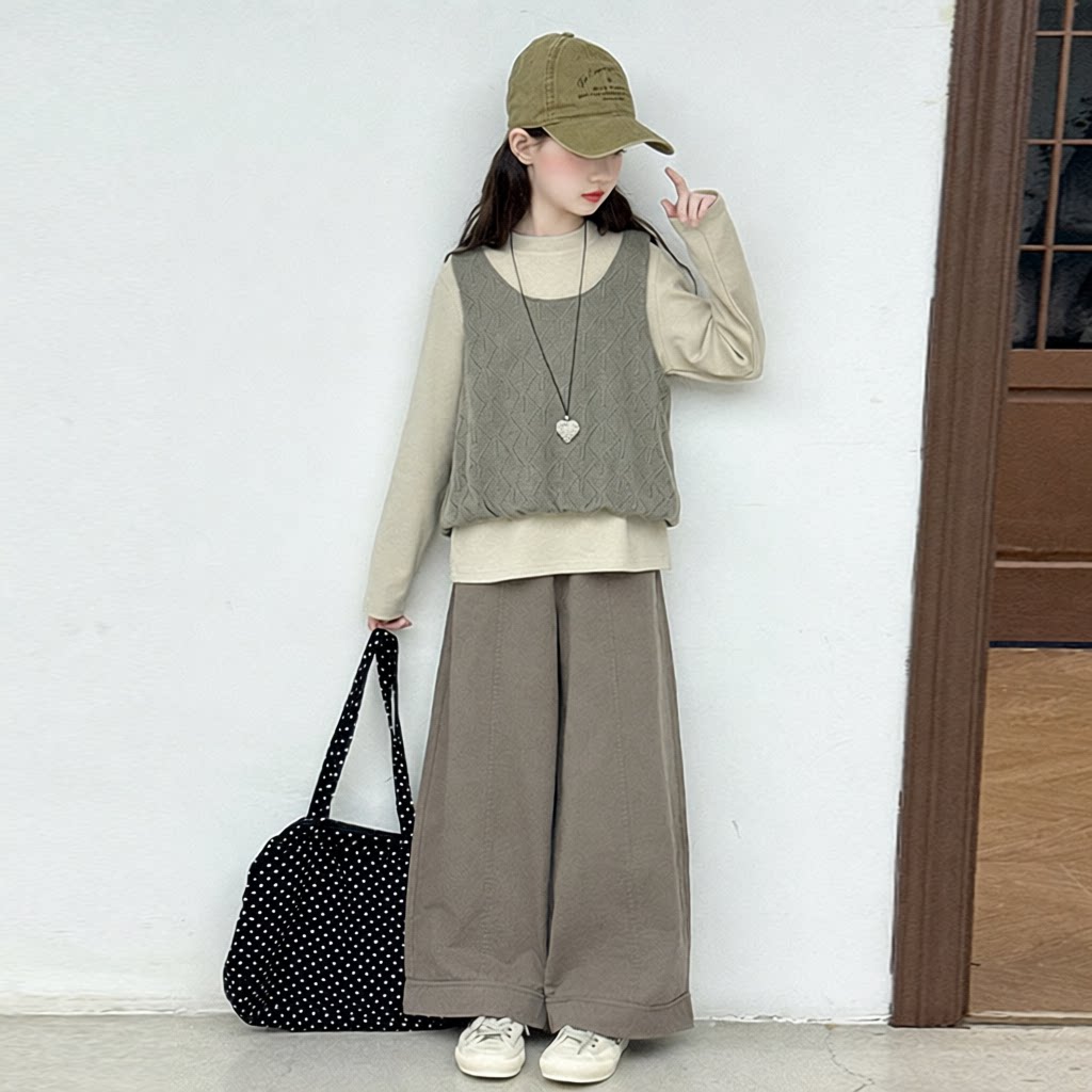 女童套装春秋装新款儿童洋气女