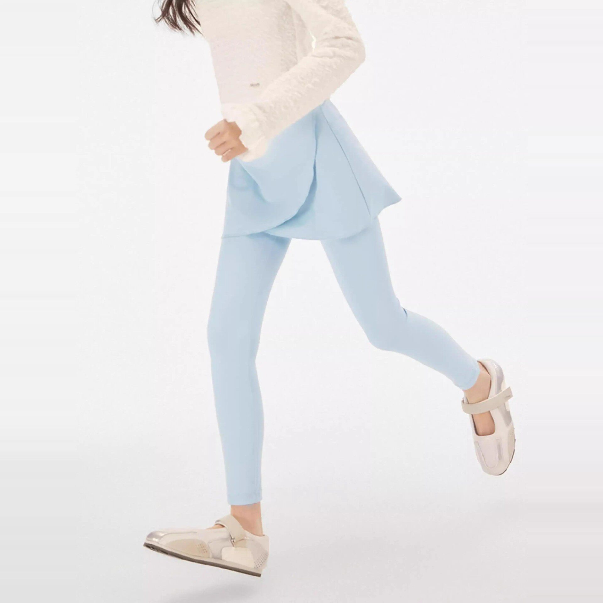 女童裤裙假两件运动速干裤子2026新款儿童春秋鲨鱼裙裤网球裙训练