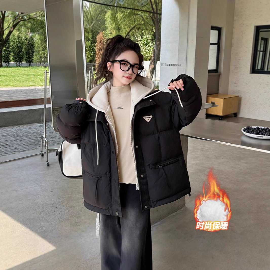 女童秋冬款二棉外套夹棉加厚儿童