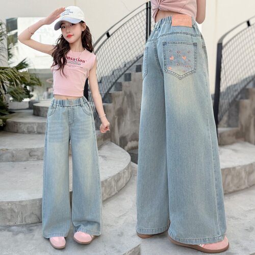 女童裤子夏季薄款2026新款潮大童