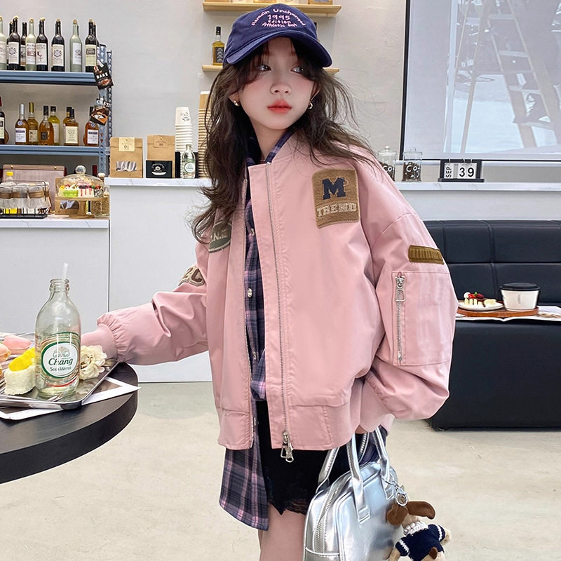 女童春秋款外套2026新款洋气女