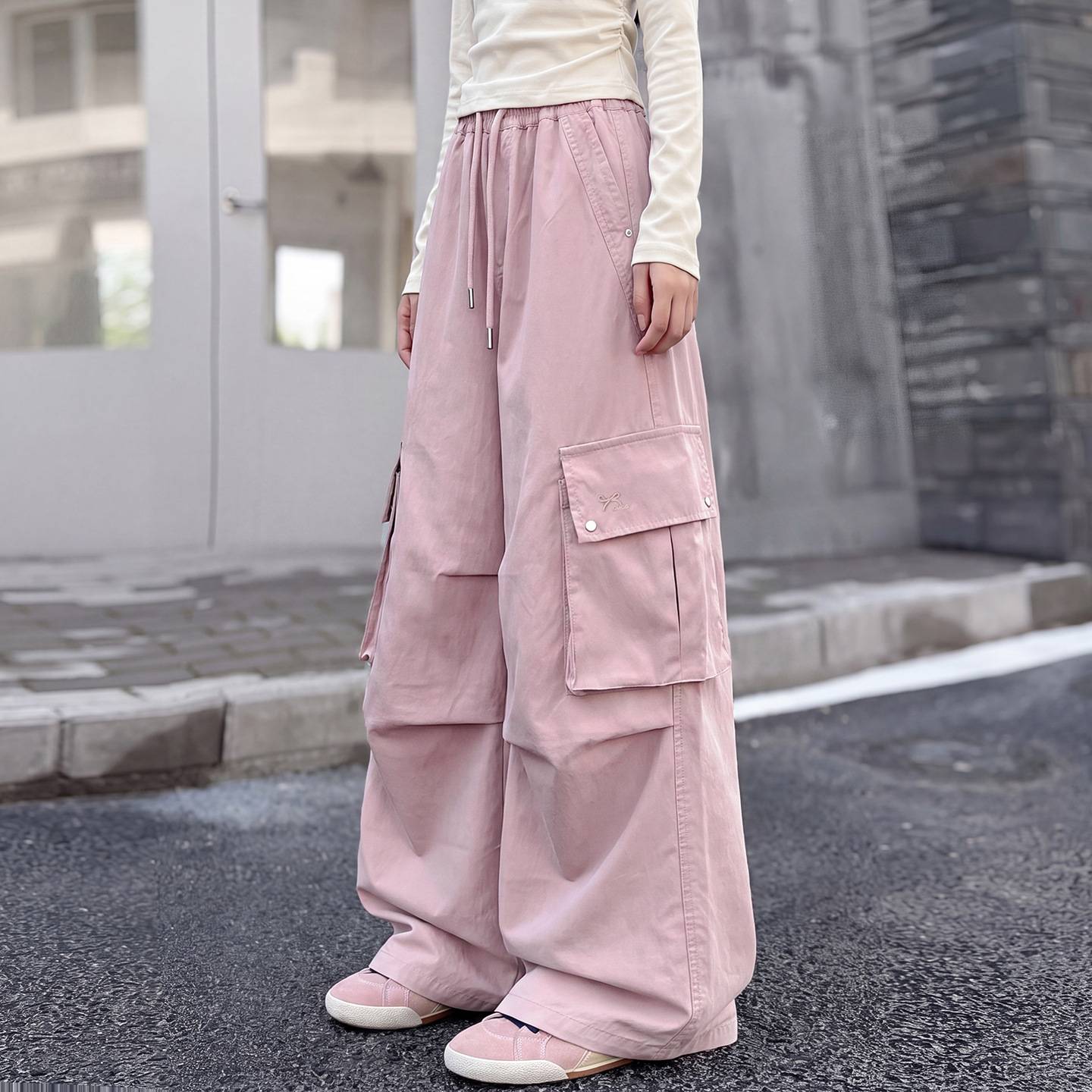 女童春秋款工装裤2026新款儿童
