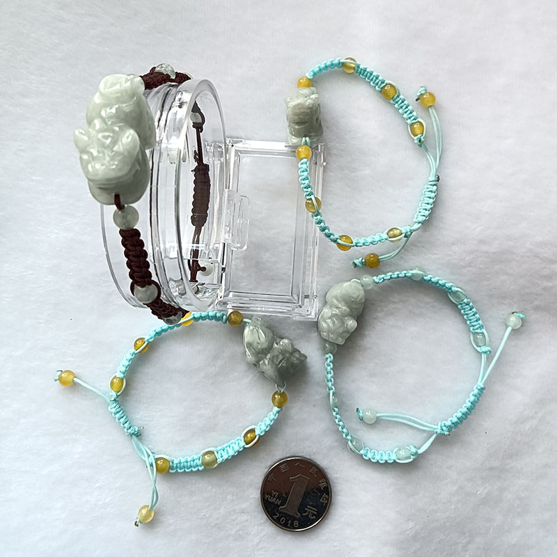 貔貅手链手串缅甸纯天然翡翠A货