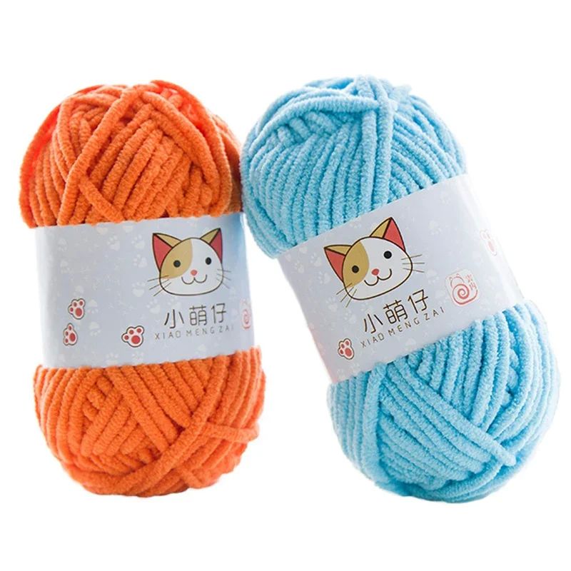 1pc 50g Handmade DIY Knitting Yarn Wool Line Baby Scarf Hat