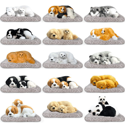 汽车摆件活性炭仿真狗竹炭包车载中控台车内高档装饰车上用品大全