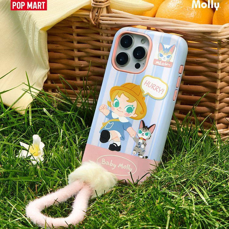 POPMART泡泡玛特Baby Molly喵趣横生系列手机壳-iPhone苹果周边