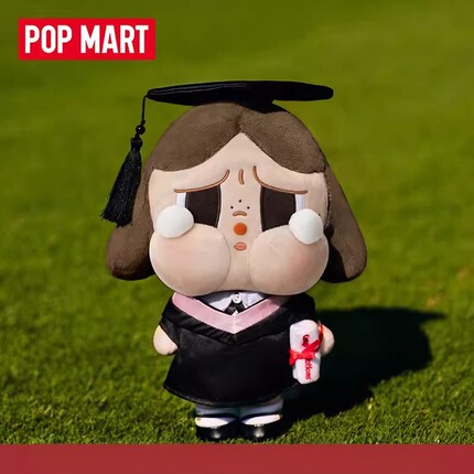 POPMART泡泡玛特CRYBABY落日歌会系列哭娃毛绒公仔可爱娃娃礼物