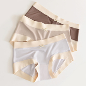 三角裤 低腰版 薄款 透气女生小短裤 型绵柔润肤莫代尔无痕内裤 女夏季