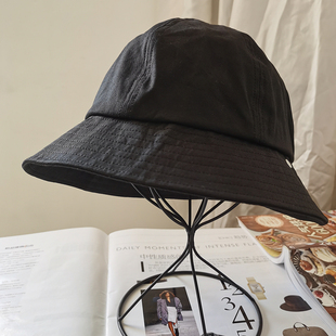 日单品牌防紫外线休闲渔夫帽子女士遮阳盆帽男士清凉透气百搭出游