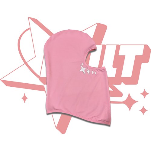 Kult粉色Balaclava面罩头套运动骑行头罩男女情侣帽子drill嘻哈