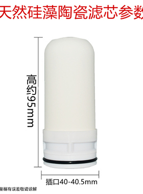 通用九9阳海e尔苏泊e尔C1C2C5一号泉水龙头净水器陶瓷滤芯活性炭