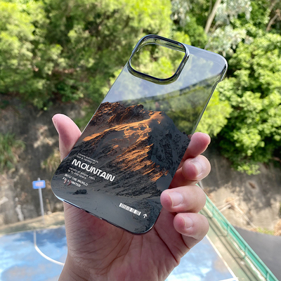 苹果16promax15亚克力无边框透明