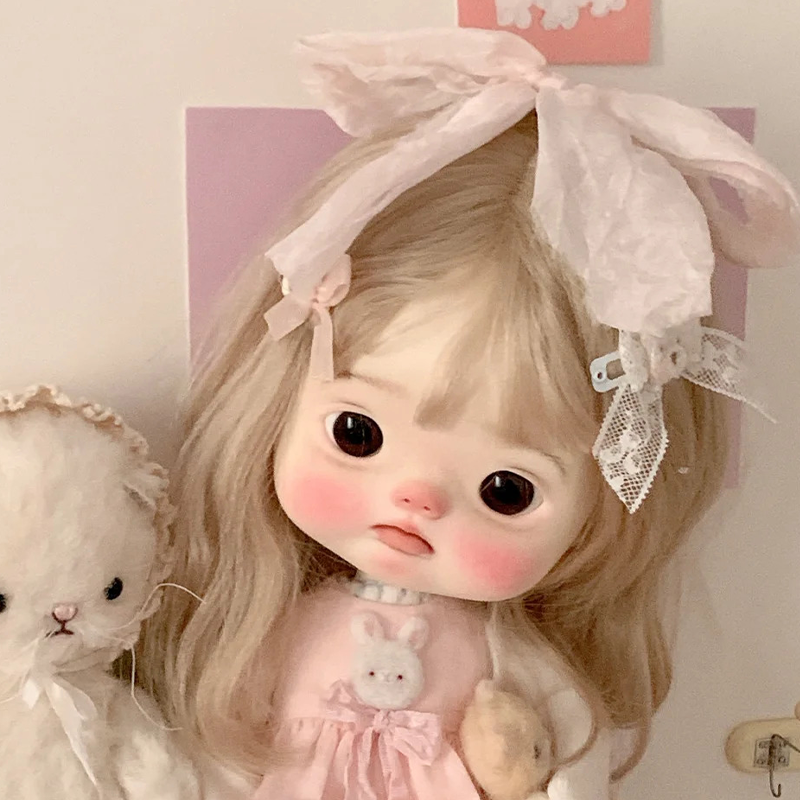 bjd娃娃正版小6分点妹大头可爱女娃八分bjd素体娃bjd人偶娃娃