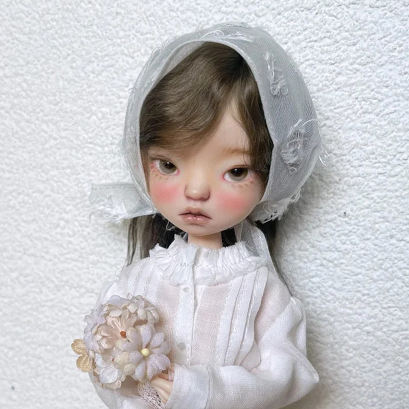 bjd娃娃bjd6分特体小萱花白露 娃娃bjd素体树脂裸娃化妆礼物新品