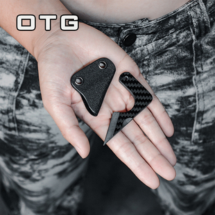 女性防身用品指虎虎指拳撑 碳纤维项链防卫手刺 拾月战术 锐角